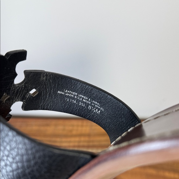 Tory Burch Black Thong Heeled Sandals, Women’s 8.5 - Picture 5 of 8